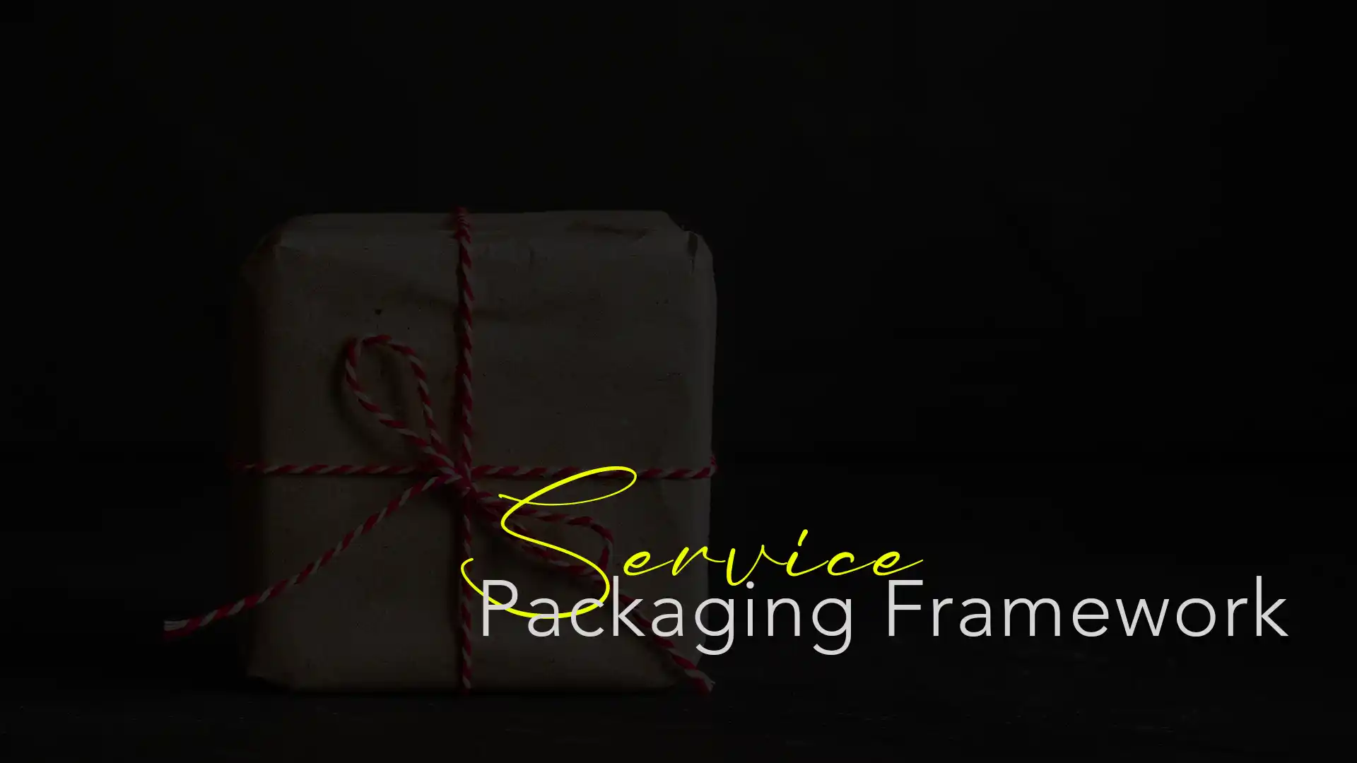 Service Packaging Framework